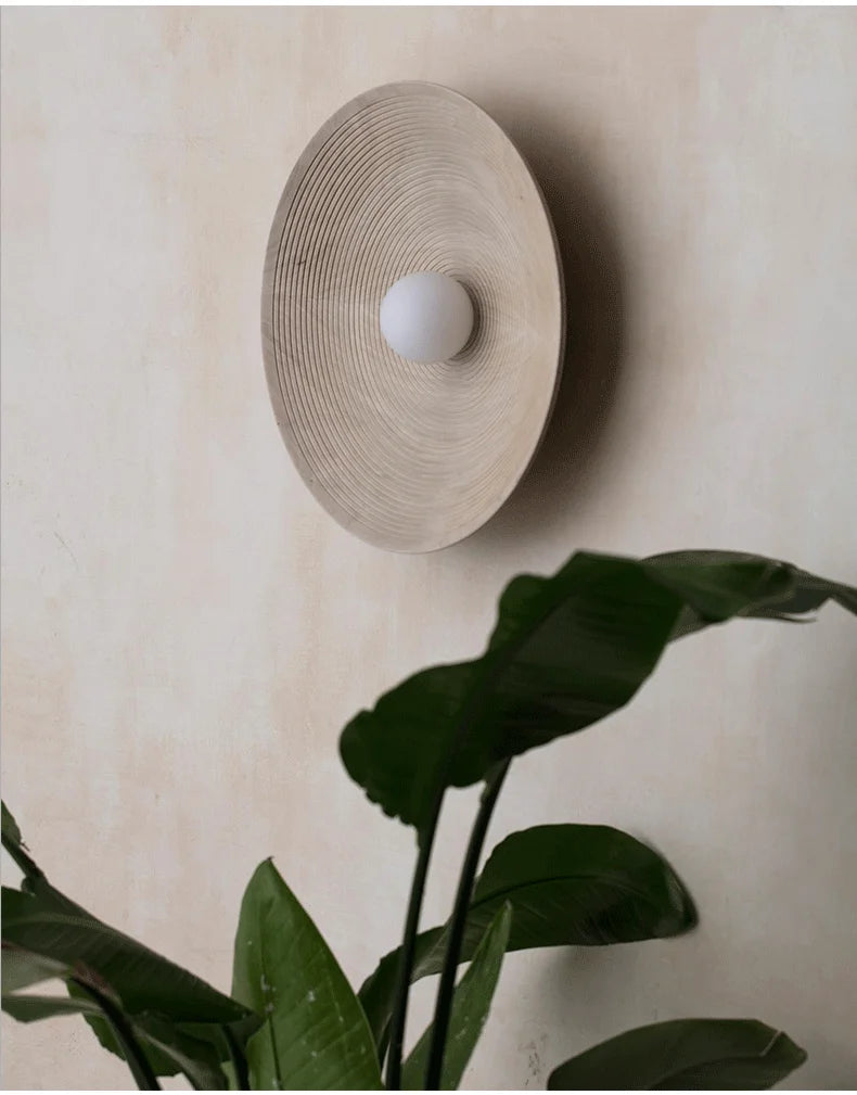 Resin Wabi Sabi Wall Sconce