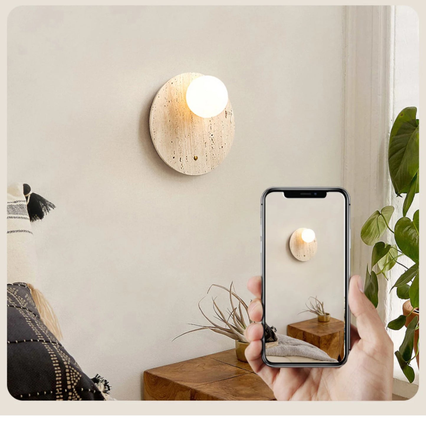 Stone Wall Sconce