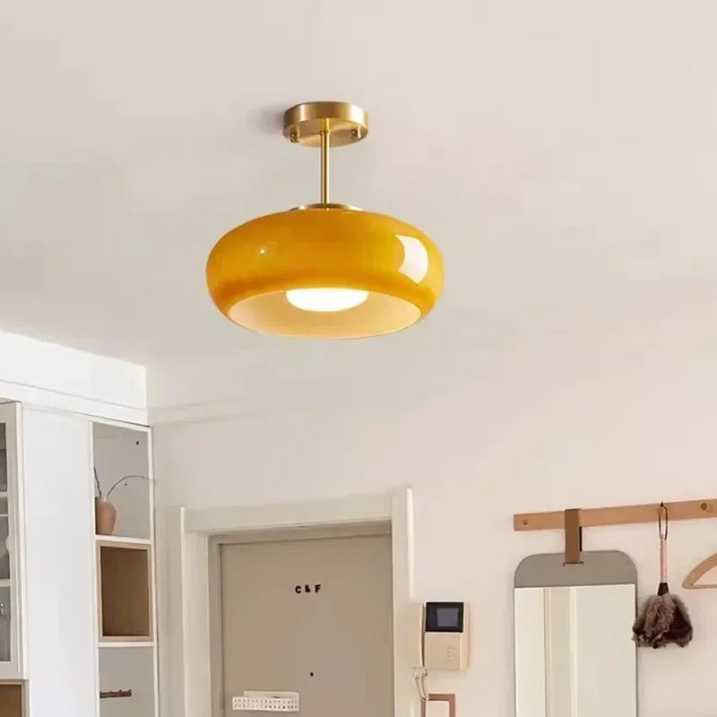 Retro Glass Ceiling Lamp