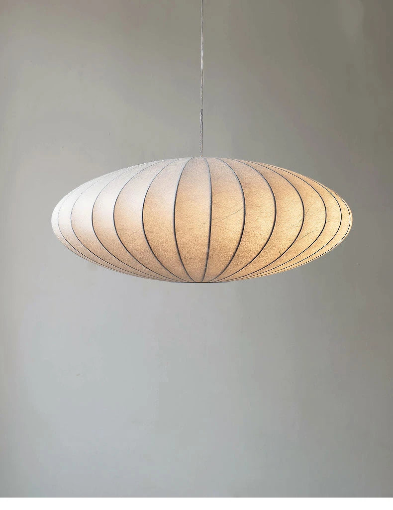 Silk Japanese Ceiling Lamp