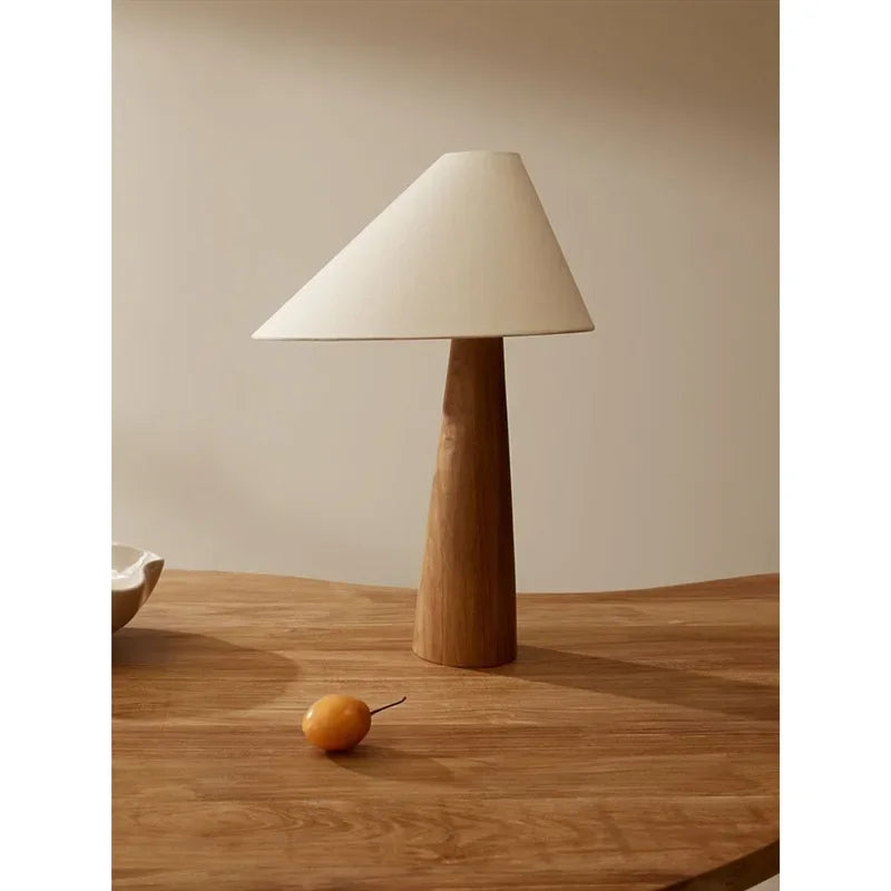 Solid Wood Wabi Sabi Lamp