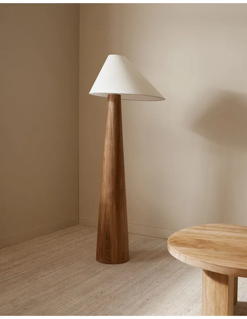 Solid Wood Wabi Sabi Lamp