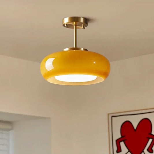 Retro Glass Ceiling Lamp