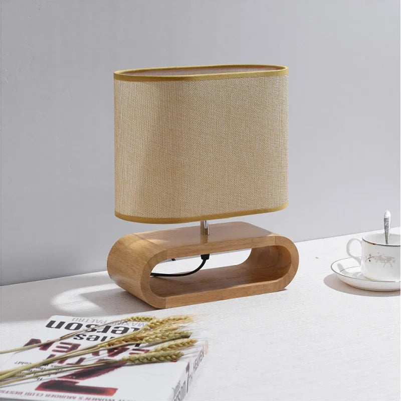 Nordic Wooden Table Lamp