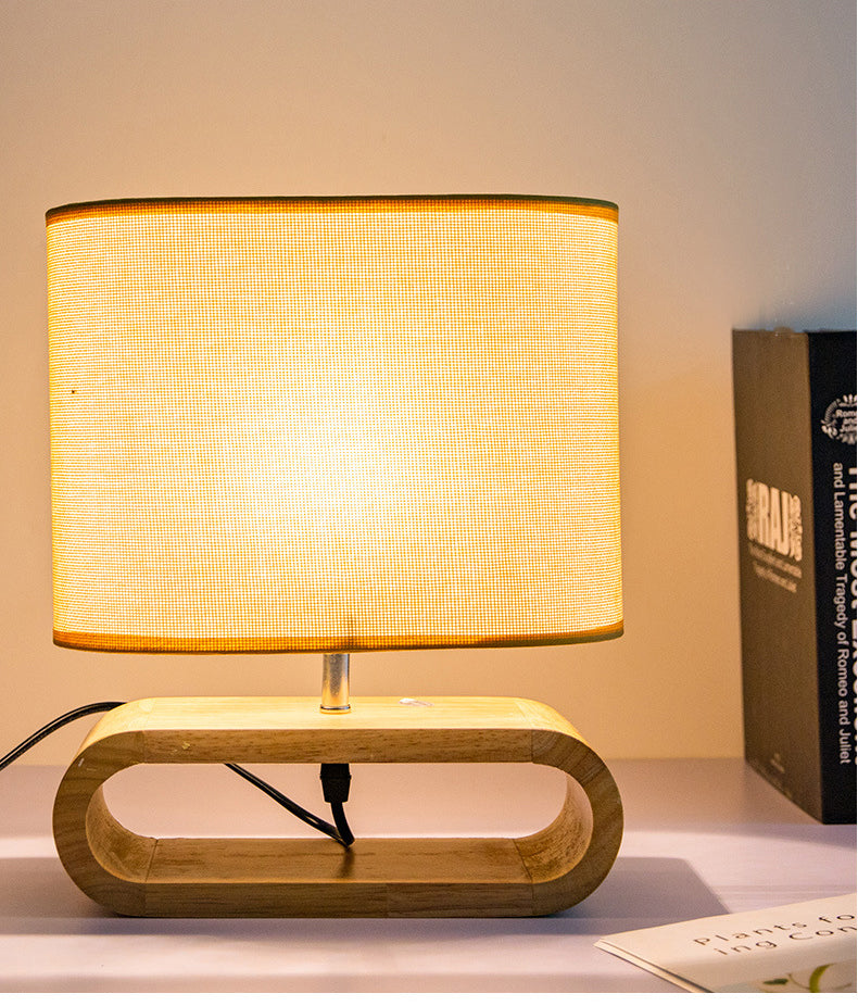 Nordic Wooden Table Lamp