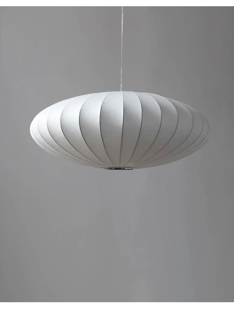 Silk Japanese Ceiling Lamp