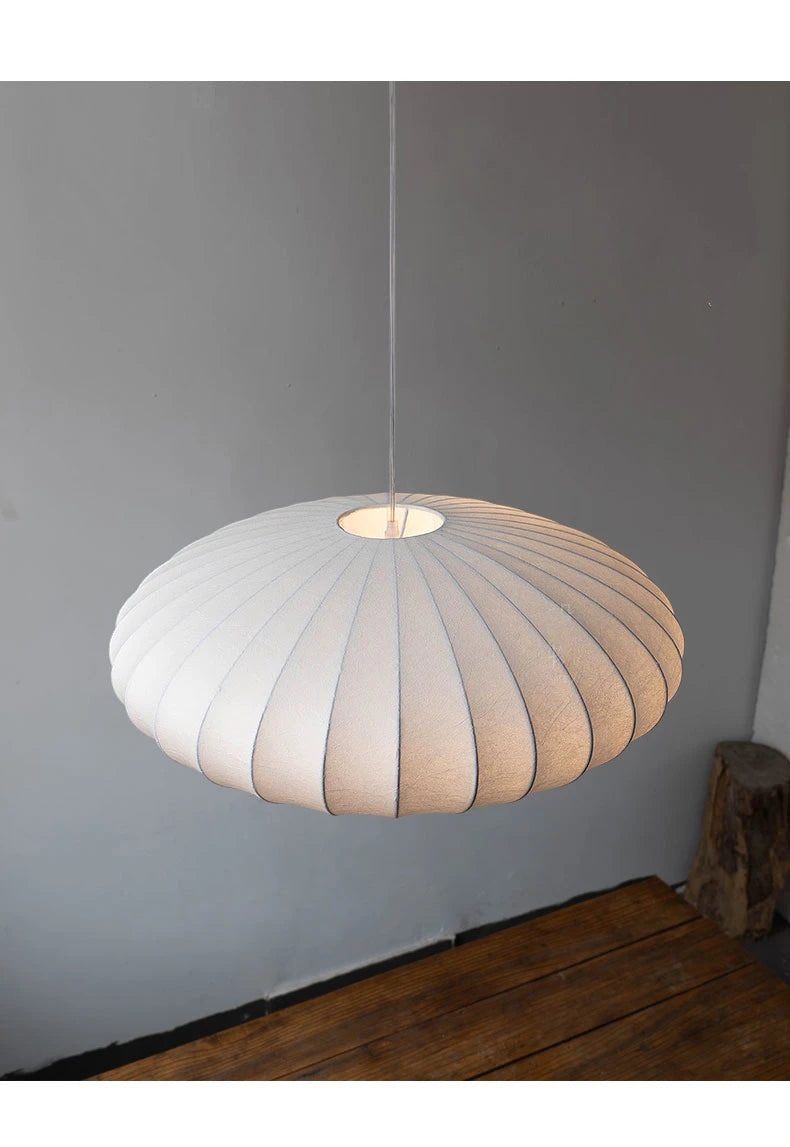 Silk Japanese Ceiling Lamp