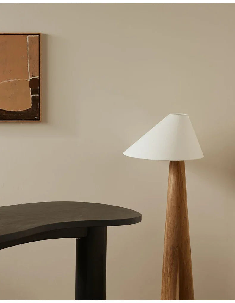 Solid Wood Wabi Sabi Lamp