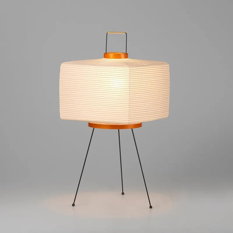 Cube Rice Paper Japanese Lamp